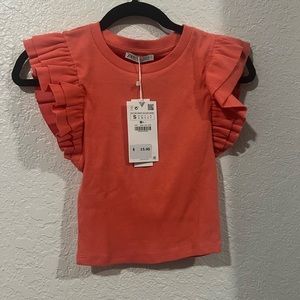 Zara ruffle top